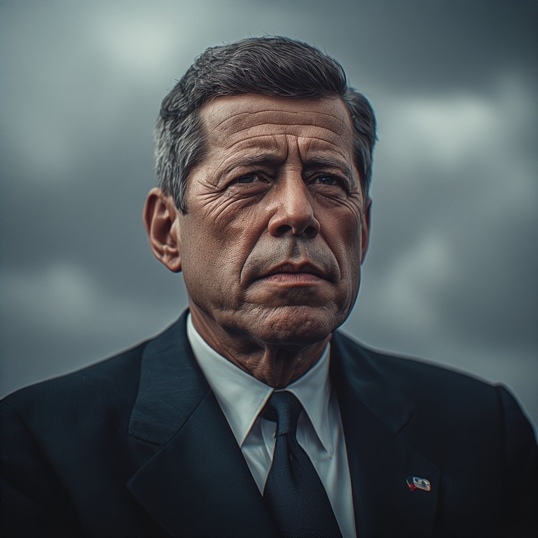 Jfk in 1980 Blank Meme Template