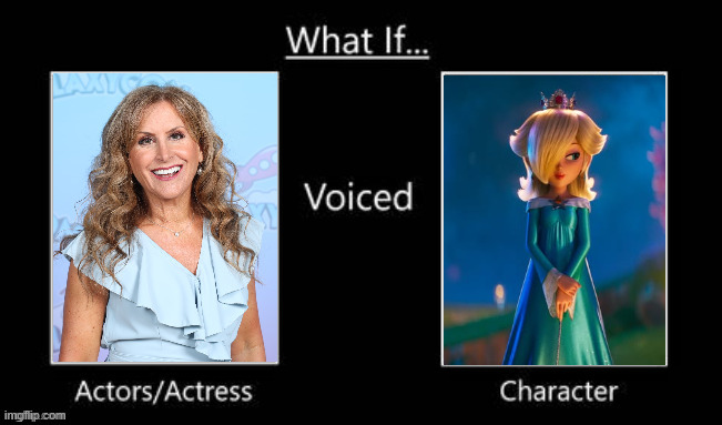 what if jodi benson voiced movie rosalina ? | image tagged in jodi benson,super mario,rosalina,super mario galaxy,mario movie,what if | made w/ Imgflip meme maker