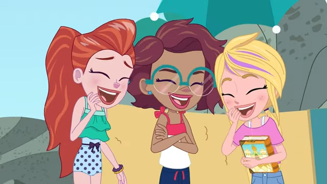 Polly, Shani, and Lila Laughing Blank Meme Template