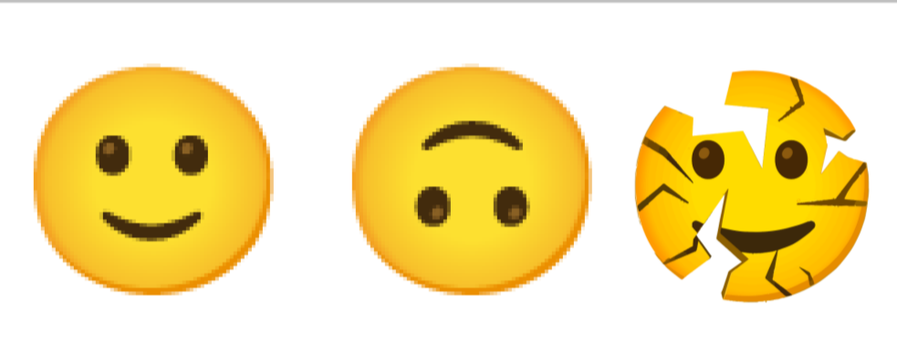 Cracked emoji Blank Meme Template