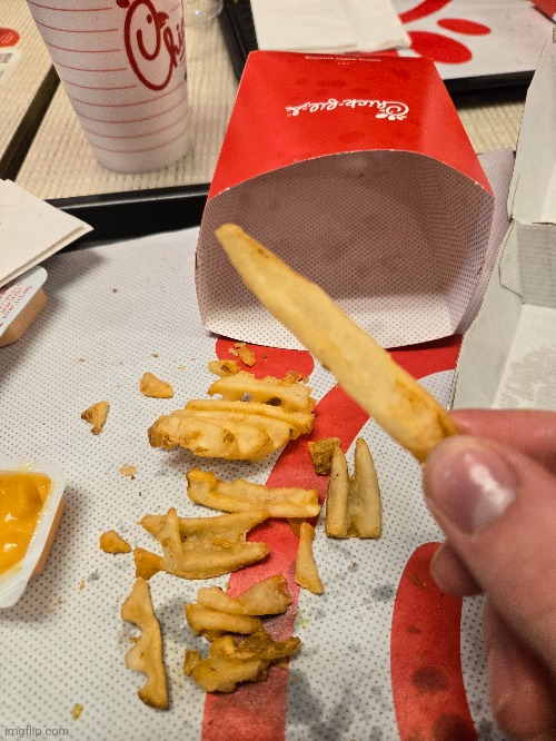 I found a french fry in my waffle fries woah | made w/ Imgflip meme maker
