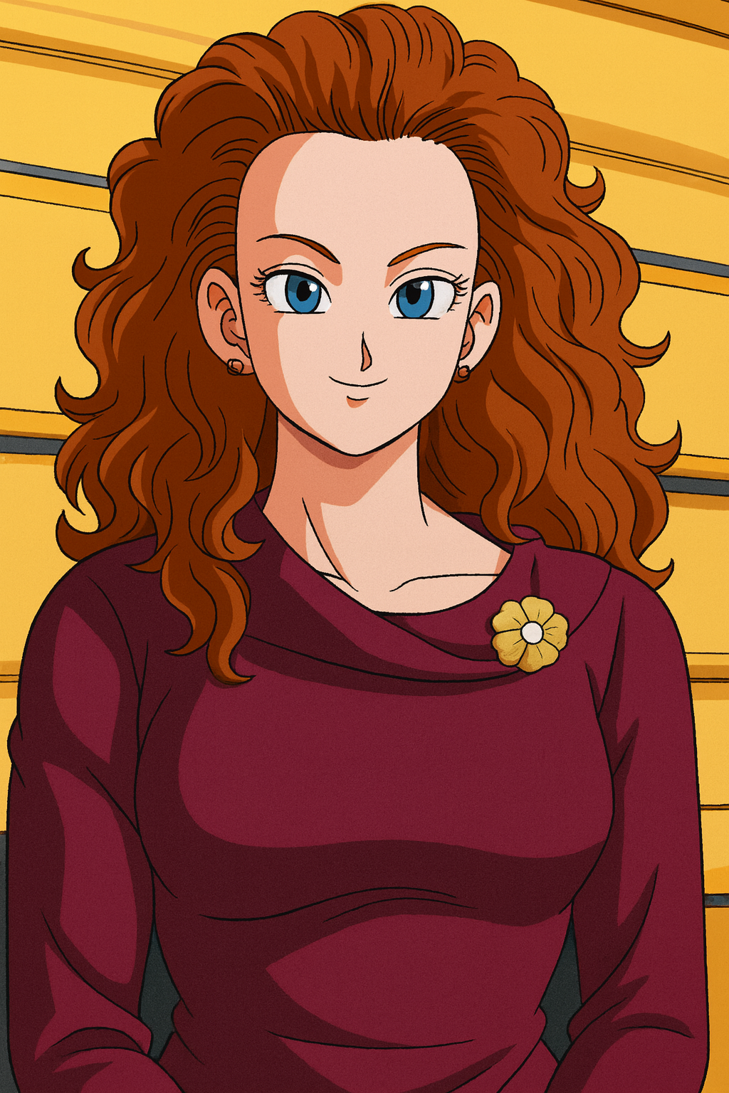 If Salma Bennani were in Dragon Ball Blank Meme Template