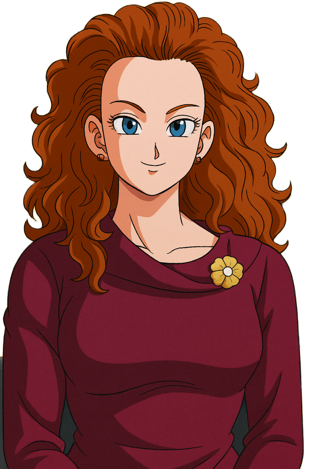 If Salma Bennani were in Dragon Ball Blank Meme Template