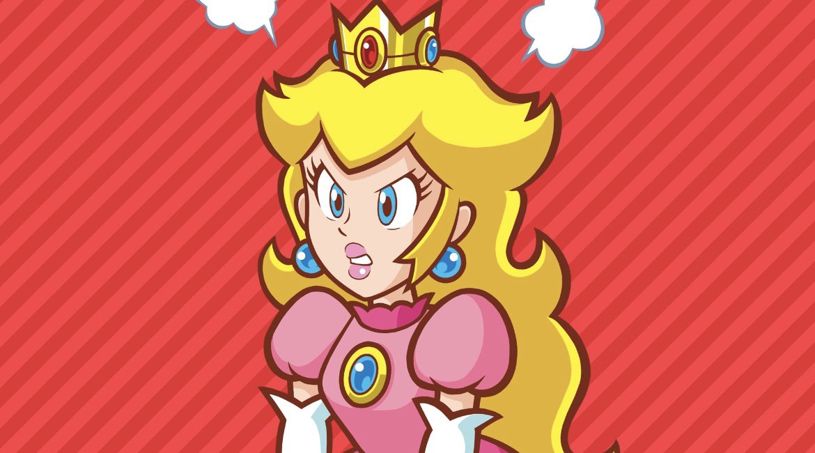 Super Princess Peach angry Blank Meme Template