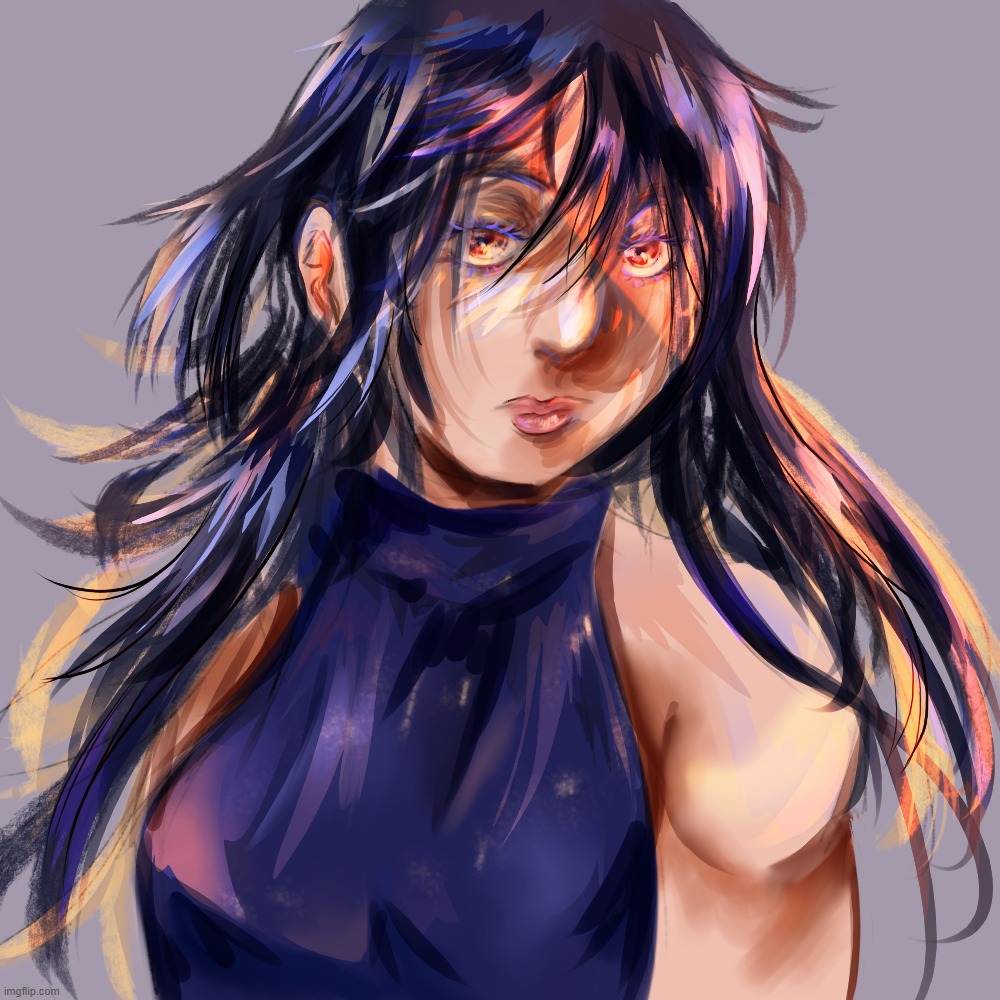 attempted a study when what i should be doing is working on not drawing faces off center | made w/ Imgflip meme maker