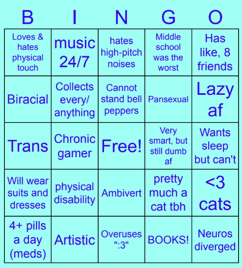 High Quality ThePaperCraneArmy BINGO! Template >:3 Blank Meme Template