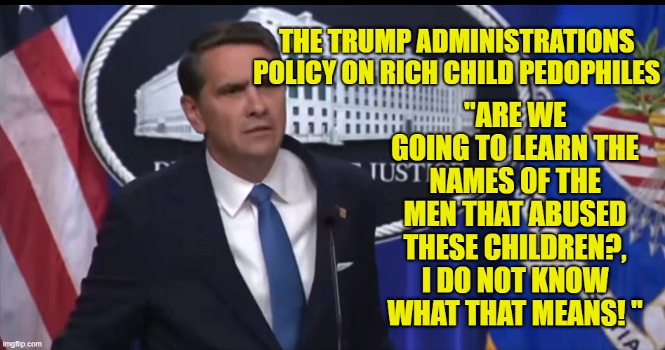 We are going to have to do this ourselves | "ARE WE GOING TO LEARN THE NAMES OF THE MEN THAT ABUSED THESE CHILDREN?, I DO NOT KNOW WHAT THAT MEANS! ''; THE TRUMP ADMINISTRATIONS POLICY ON RICH CHILD PEDOPHILES | image tagged in pedophile,pedo,jeffrey epstein,epstein,declaration of independence,1776 | made w/ Imgflip meme maker