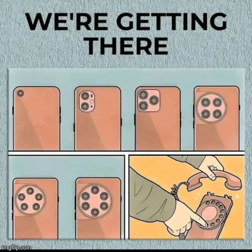 Rotary cell phone | image tagged in old,phones,cell phones,its evolving just backwards | made w/ Imgflip meme maker