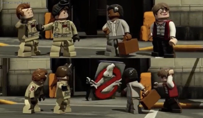 Say that you like Vortech. | image tagged in lego dimensions ghostbusters | made w/ Imgflip meme maker
