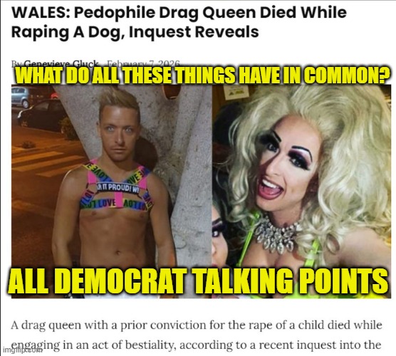 WHAT DO ALL THESE THINGS HAVE IN COMMON? ALL DEMOCRAT TALKING POINTS | made w/ Imgflip meme maker