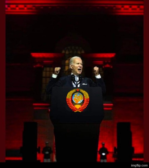 Joe Biden Satanic Red | image tagged in joe biden satanic red,communism,communist,satanic | made w/ Imgflip meme maker