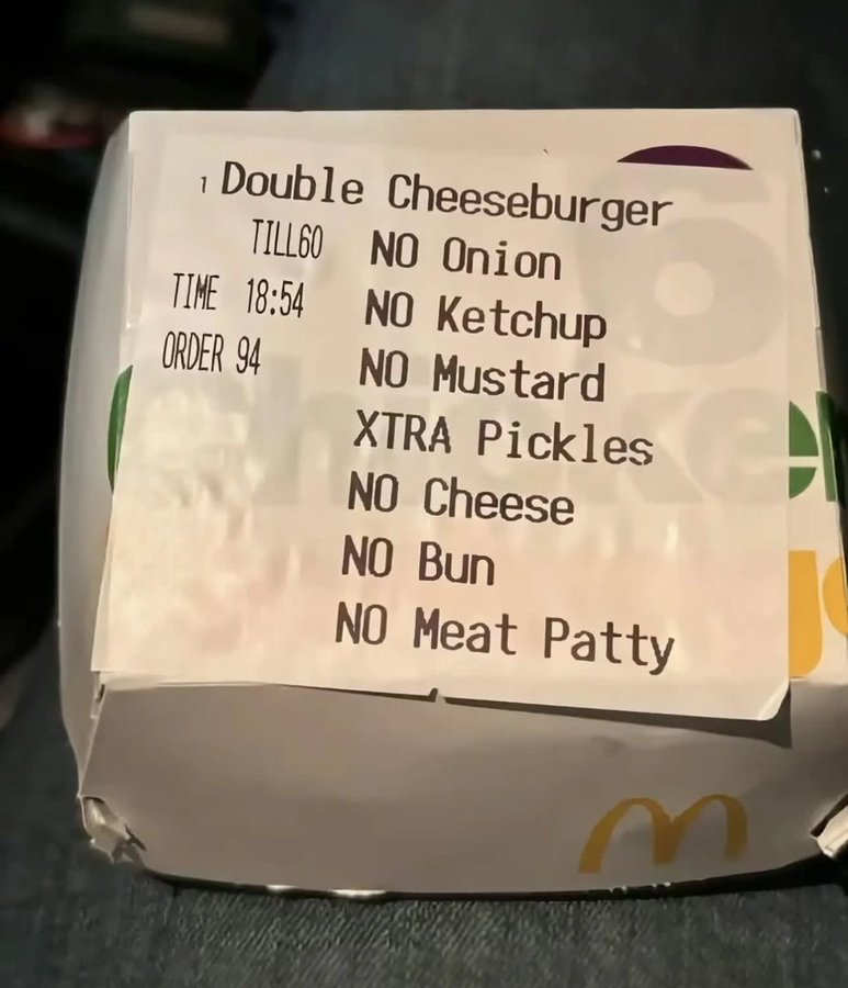 Nothingburger Blank Meme Template