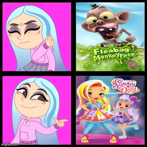 Andrea hate fleabag monkeyface and like sunny day | image tagged in deviantart | made w/ Imgflip meme maker