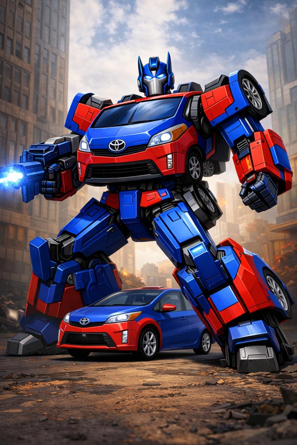 Optimus Prius Blank Meme Template