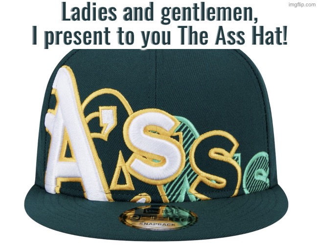 The Ass Hat | Ladies and gentlemen, I present to you The Ass Hat! | image tagged in hilarious memes,design fails,asshat,dafuq did i just read,ladies and gentlemen,what a terrible day to have eyes | made w/ Imgflip meme maker