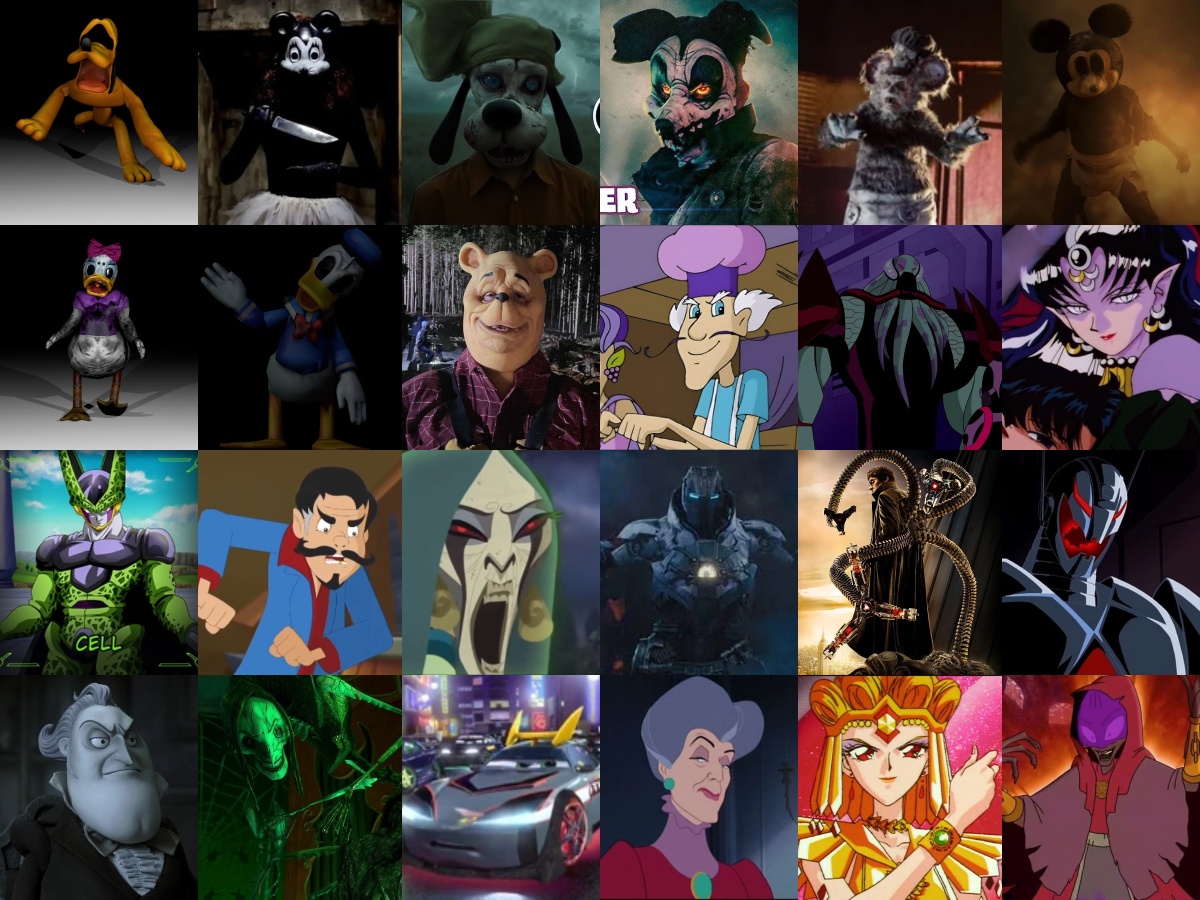 Disney Horror Fan-Made Movies and TV Shows Villains Vol.2 Blank Meme Template