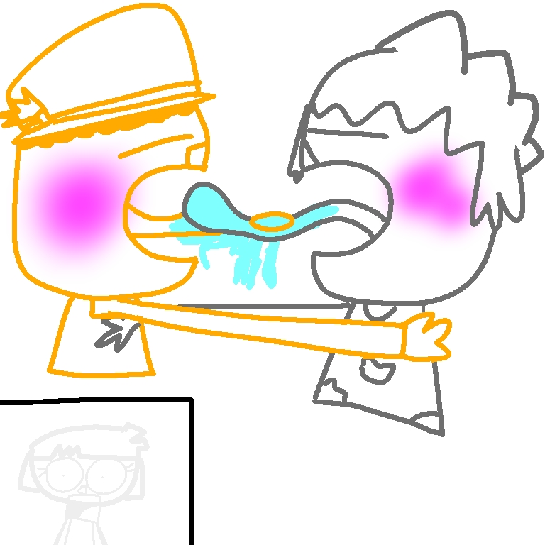 Orange x grey Canon!! Blank Meme Template