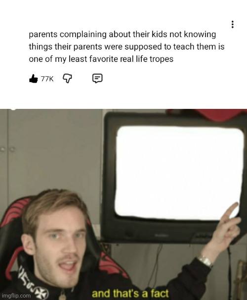 FR! | image tagged in and that's a fact | made w/ Imgflip meme maker