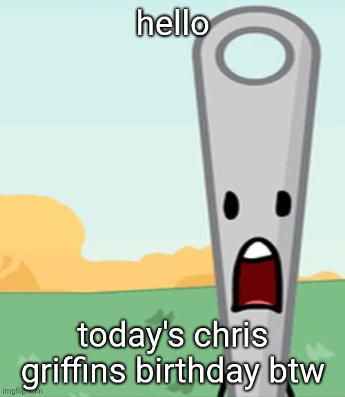 eg. X all the Y | hello; today's chris griffins birthday btw | image tagged in eg x all the y | made w/ Imgflip meme maker