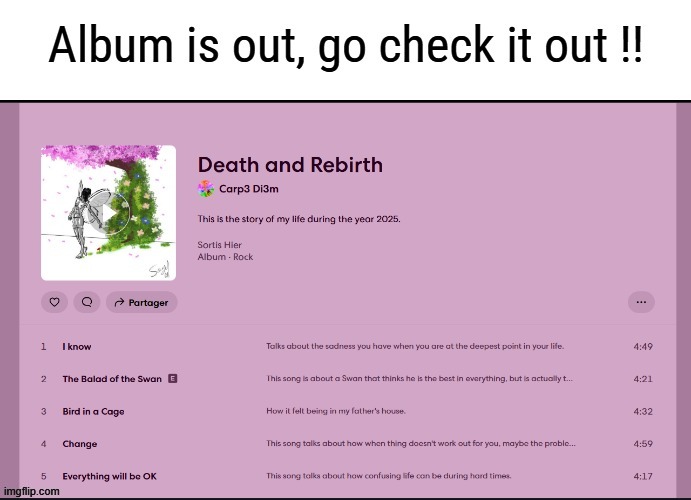 Posting this, AGAIN, for those that weren't there when i announced its release (LINK IN COMMENTS) | made w/ Imgflip meme maker