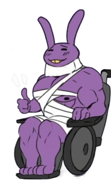 Buff Jax with Wheelchair Blank Meme Template