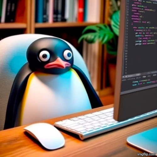 Penguin Discomfort | image tagged in penguin discomfort | made w/ Imgflip meme maker