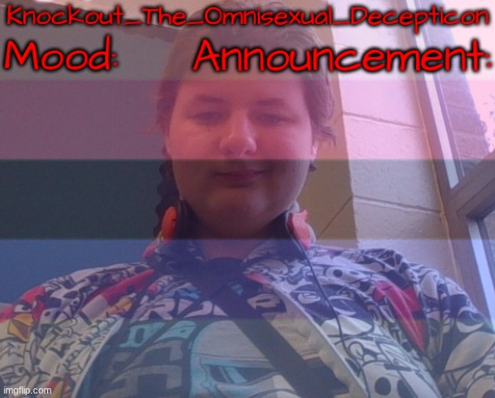 Date unknown. "Former Face Reveal Announcement Templates" collection, photo number 1. | image tagged in knockout's face reveal announcement template,selfie | made w/ Imgflip meme maker