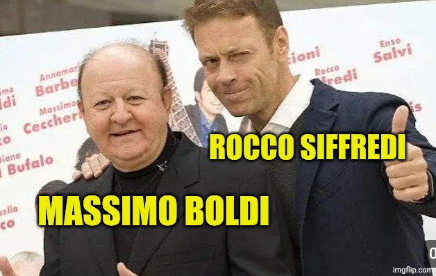 Massimo Boldi e Rocco Siffredi | ROCCO SIFFREDI; MASSIMO BOLDI | made w/ Imgflip meme maker