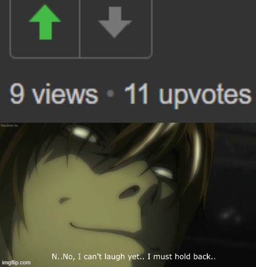 image tagged in i can't laugh yet light yagami | made w/ Imgflip meme maker