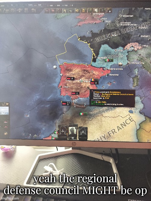 yeah the regional defense council MIGHT be op | made w/ Imgflip meme maker