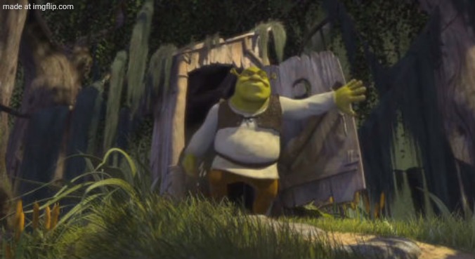 shrek on toilet | image tagged in shrek on toilet | made w/ Imgflip meme maker