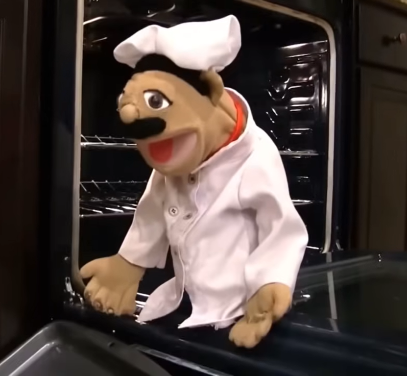 chef peepee shocked Blank Meme Template