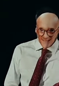 Alfonso Signorini creepy mask Blank Meme Template