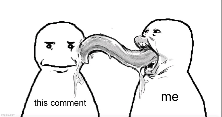 fallenchungus licking | this comment me | image tagged in fallenchungus licking | made w/ Imgflip meme maker