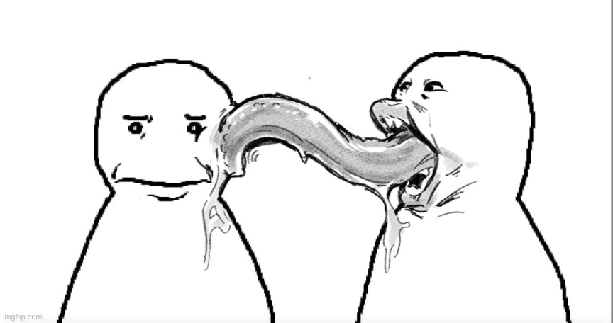 fallenchungus licking | image tagged in fallenchungus licking | made w/ Imgflip meme maker