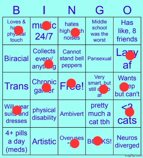 weird how i love music now | image tagged in thepapercranearmy bingo template 3 | made w/ Imgflip meme maker