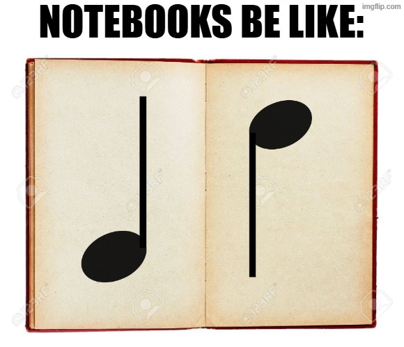 Notebooks be like: | NOTEBOOKS BE LIKE: | image tagged in empty book | made w/ Imgflip meme maker