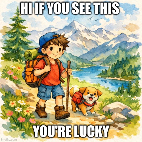 Doge Old gimkit | HI IF YOU SEE THIS; YOU'RE LUCKY | image tagged in doge old gimkit | made w/ Imgflip meme maker