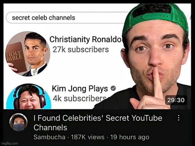 Most normal sambucha thumbnail | image tagged in memes,funny | made w/ Imgflip meme maker