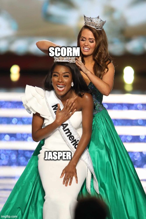 SCORM JASPER | made w/ Imgflip meme maker