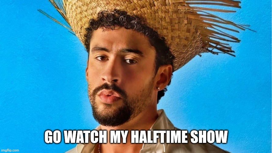 Bad bunny | image tagged in music,rap,ngl | made w/ Imgflip meme maker