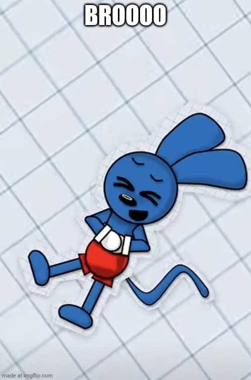 Riggy laughing | BROOOO | image tagged in riggy laughing | made w/ Imgflip meme maker