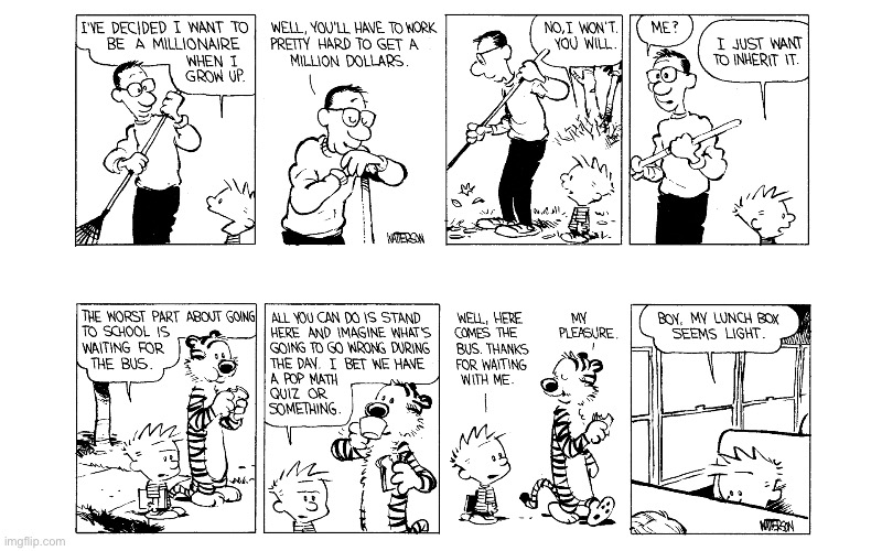 image tagged in calvin and hobbes,comics | made w/ Imgflip meme maker