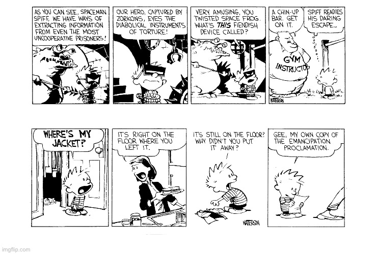 image tagged in calvin and hobbes,comics | made w/ Imgflip meme maker