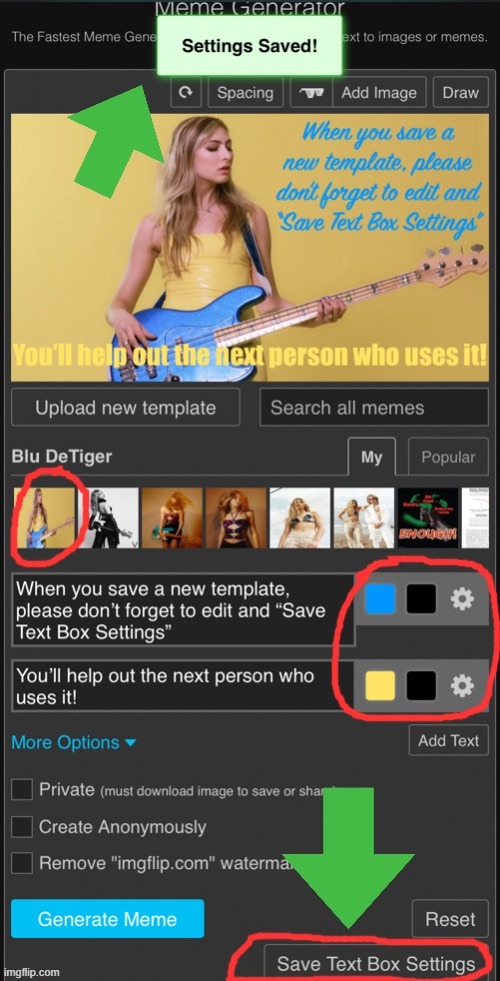not my meme i just searched it in the engine here you go dum dum (say hello to your husband from me) | image tagged in save text box settings marked | made w/ Imgflip meme maker
