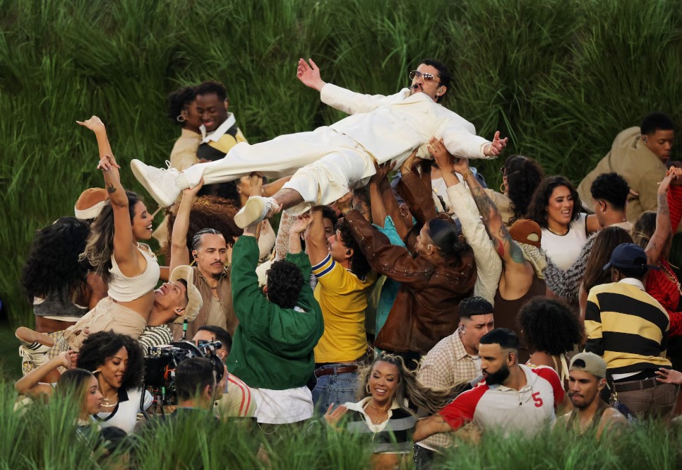 bad bunny carried Blank Meme Template