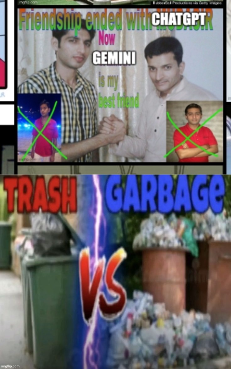 image tagged in trash vs garbage | made w/ Imgflip meme maker