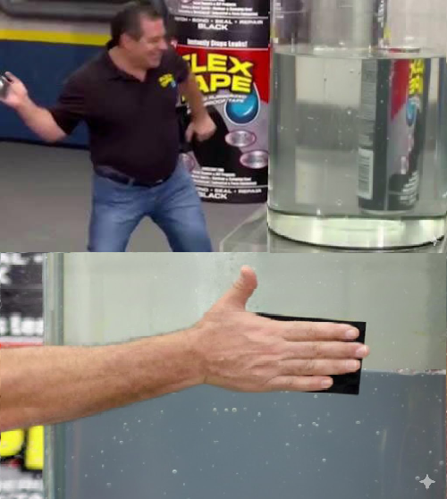 Flex Tape Nothing Broken Blank Meme Template