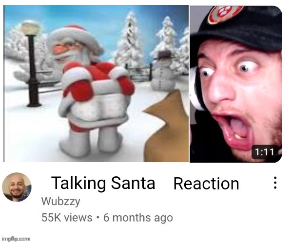 Average ids reacting to old Outfit7 Games | Talking Santa | image tagged in reaction shitpost,shitpost,strayberry shitcake,outfit7 | made w/ Imgflip meme maker