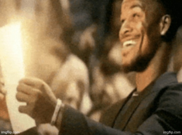 how it feels to find an account named after a fnaf character that isn't a toady alt | image tagged in jimmy butler reading peak | made w/ Imgflip meme maker